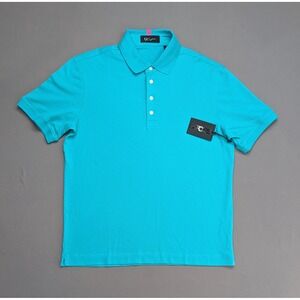 G/FORE Siren Blue Luxury Golf Polo NWT Mens Medium